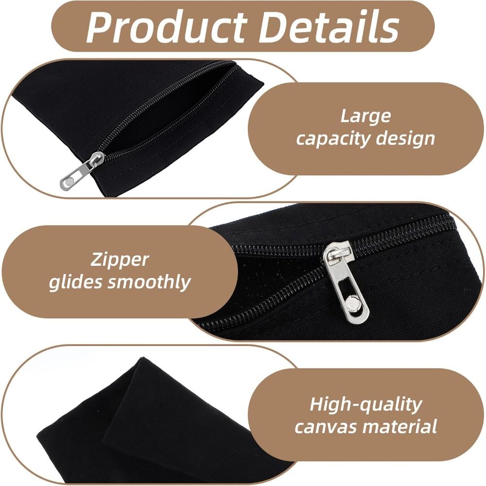 Sewing New - กระเป๋าใส่ของสำหรับเดินทางแบบมีซิป ซิปซ่อนด้านข้าง ทำจากโพลีเอสเตอร์ ทนทาน มีช่องเก็บของด้านใน ปลอดภัย