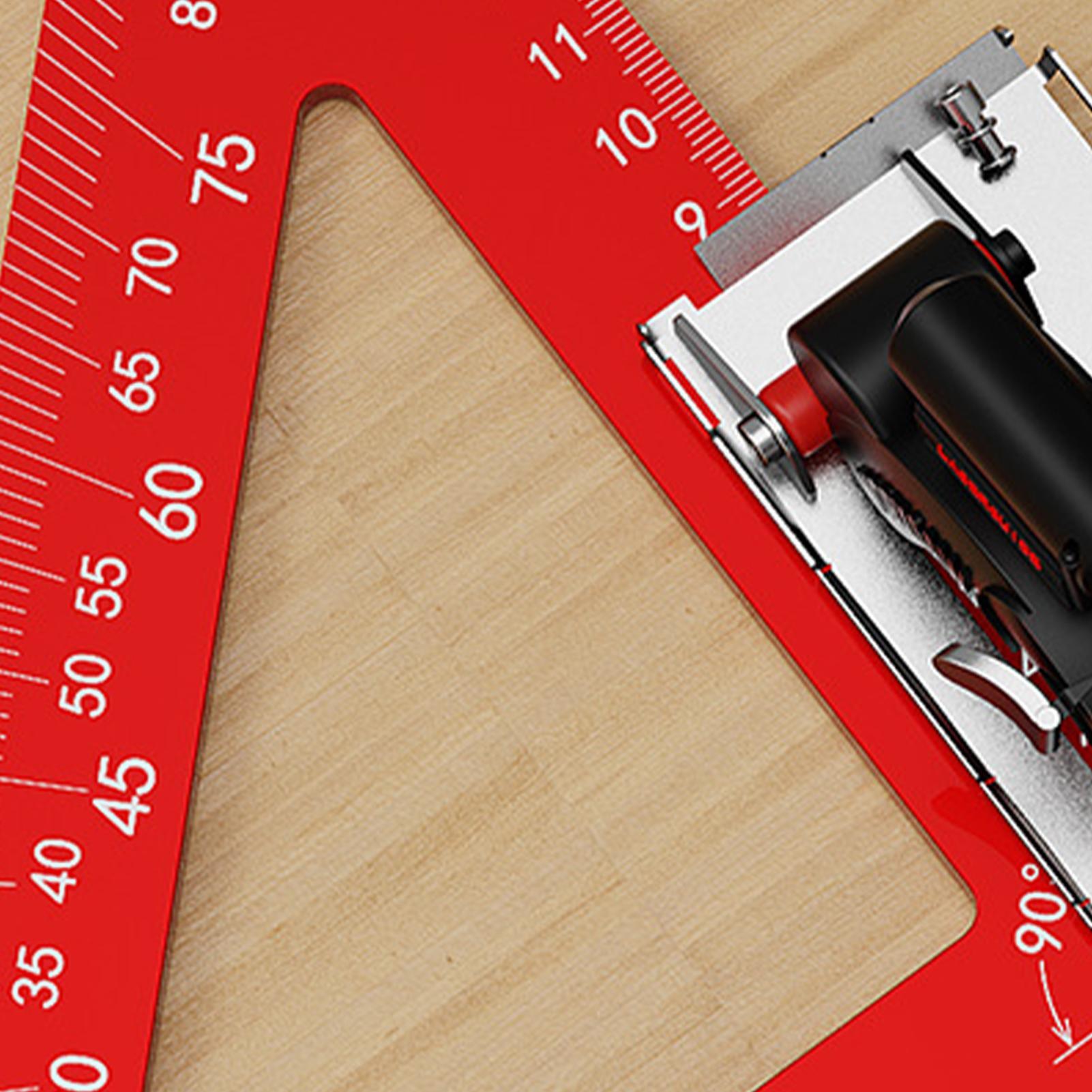 Quilting Ruler Square - ไม้บรรทัดฉากฉากสำหรับงานไม้ ช่างไม้ ช่างก่อสร้าง ช่างเครื่อง ช่างเขียนแบบ ช่างเย็บผ้า