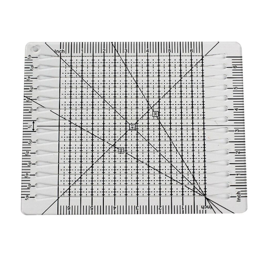 Quilting Ruler Square - ไม้บรรทัดเย็บผ้ารูปพัด 1 ชิ้น สำหรับงาน DIY ตัดผ้า