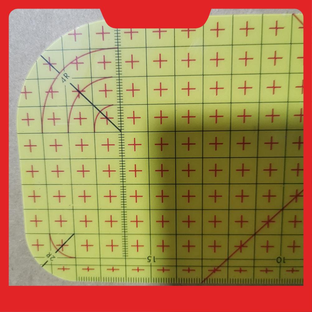Quilting Ruler Square - ไม้บรรทัดควิลท์ 6 ชิ้น ไม้บรรทัดรีดผ้า ไม้บรรทัดควิลท์อะคริลิคสี่เหลี่ยม ไม้บรรทัดตัดผ้า