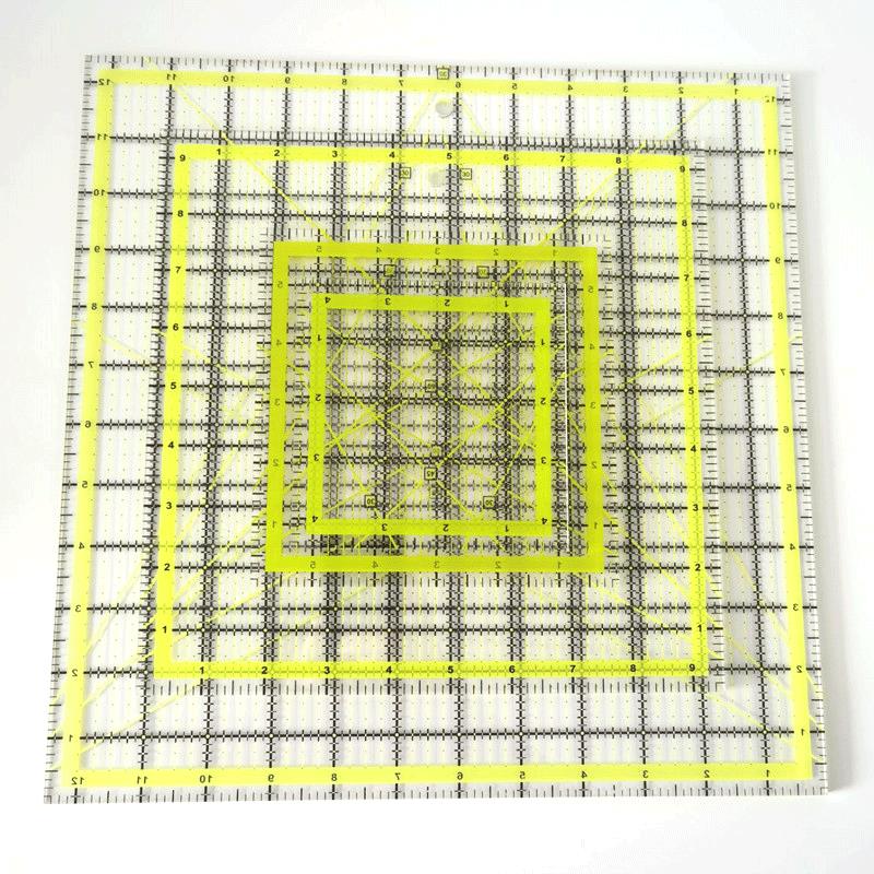 ไม้บรรทัดอะคริลิคสี่เหลี่ยมสำห - Quilting Ruler Square บทวิจารณ์และราคา