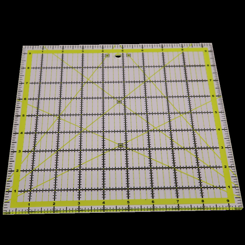 ไม้บรรทัดอะคริลิคสี่เหลี่ยมสำห - Quilting Ruler Square บทวิจารณ์และราคา