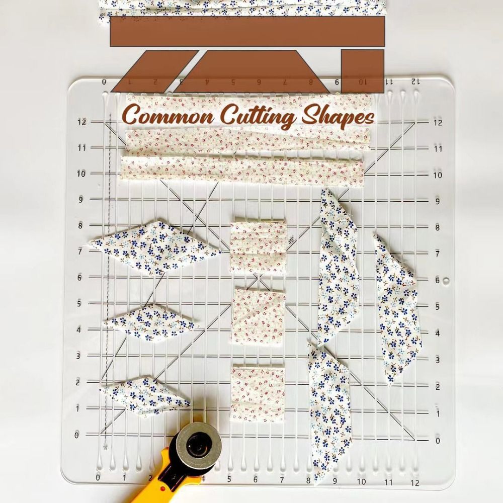 ไม้บรรทัดตัดผ้าอะคริลิค 5-in-1 - Quilting Ruler Square บทวิจารณ์และราคา