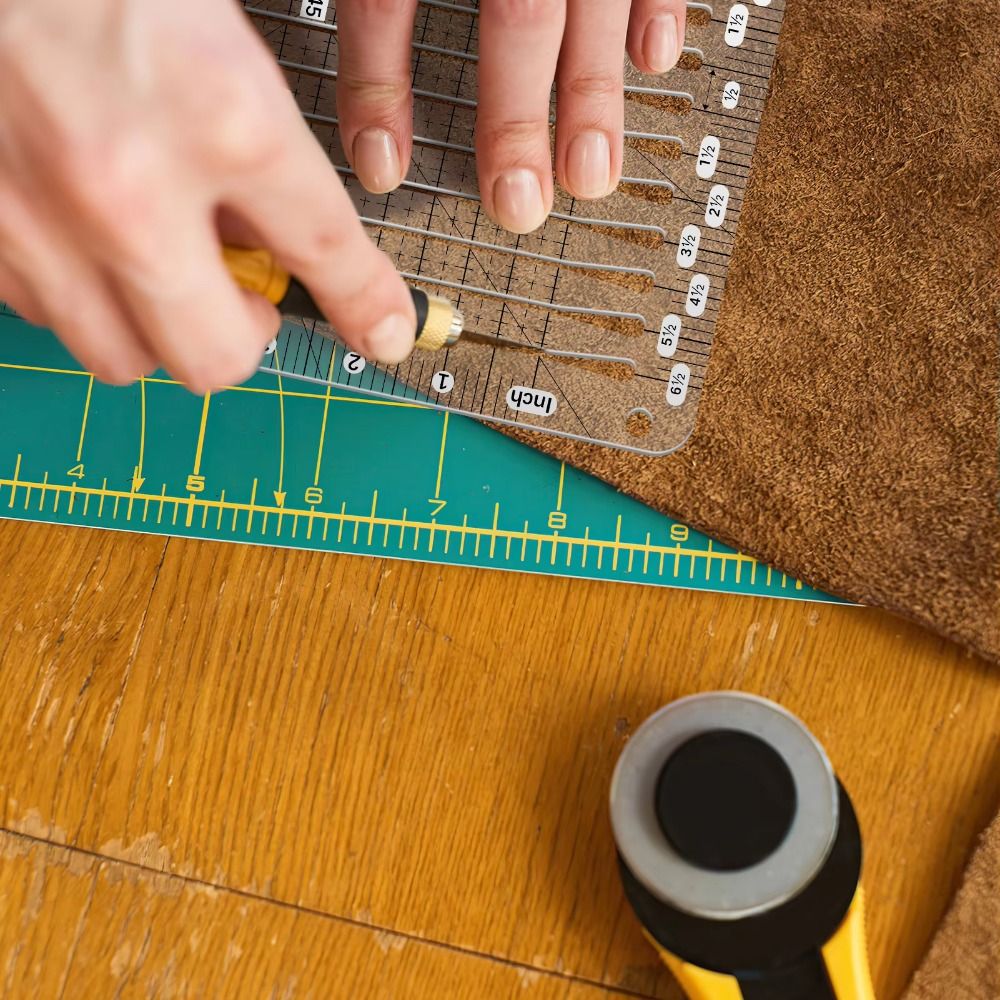 ไม้บรรทัดตัดผ้าอะคริลิค 5-in-1 - Quilting Ruler Square บทวิจารณ์และราคา