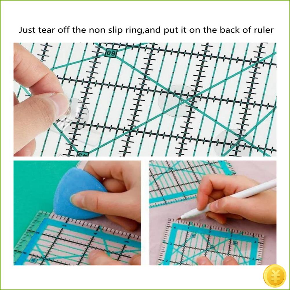 ไม้บรรทัดควิลท์ 6 ชิ้น ไม้บรรท - Quilting Ruler Square บทวิจารณ์และราคา