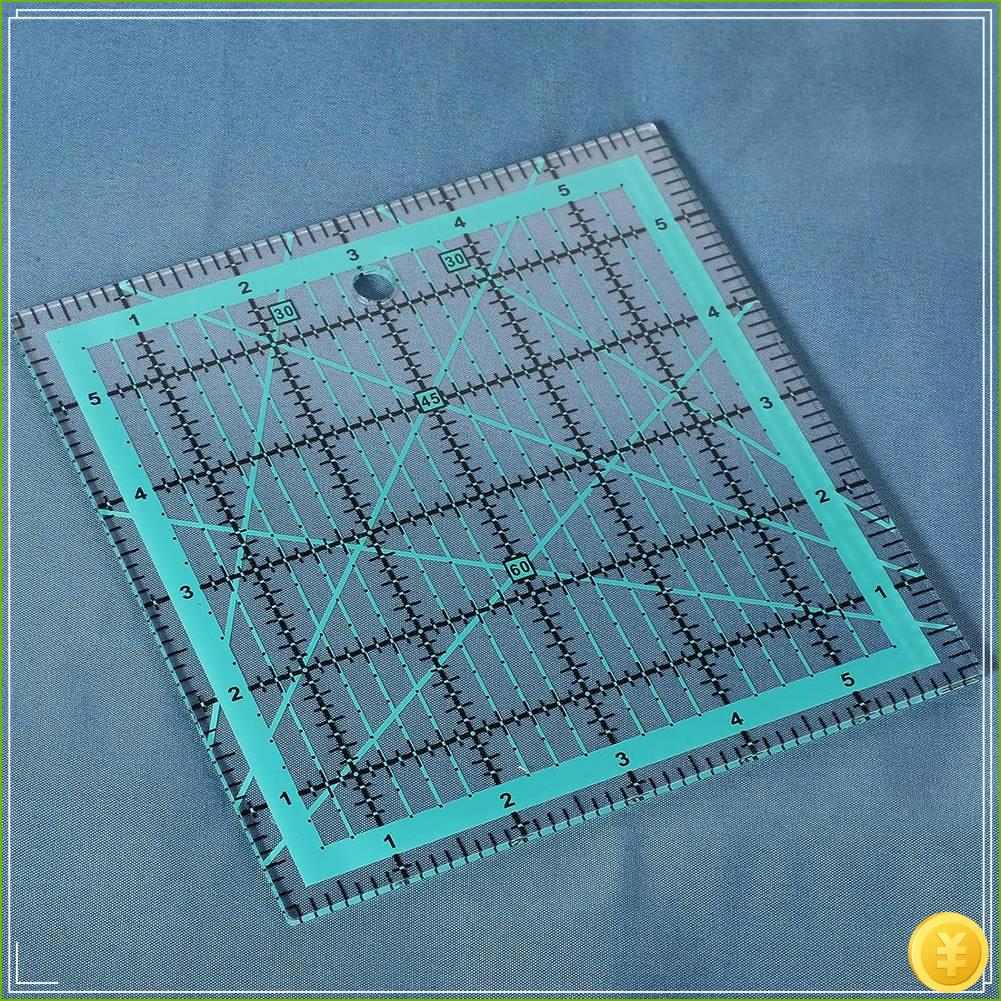 ไม้บรรทัดควิลท์ 6 ชิ้น ไม้บรรท - Quilting Ruler Square บทวิจารณ์และราคา