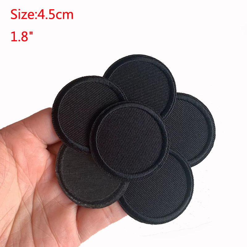 5 ชิ้นสีดํารอบแพทช์สําหรับเสื้ - Velcro Sew On บทวิจารณ์และราคา
