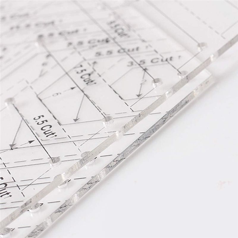 A25F-4 ชิ้นชุดไม้บรรทัดควิลท์, - Quilting Ruler Square บทวิจารณ์และราคา