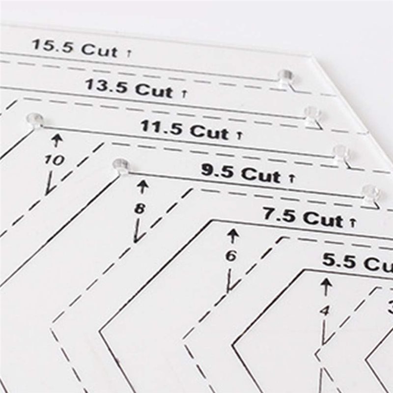 A25F-4 ชิ้นชุดไม้บรรทัดควิลท์, - Quilting Ruler Square บทวิจารณ์และราคา