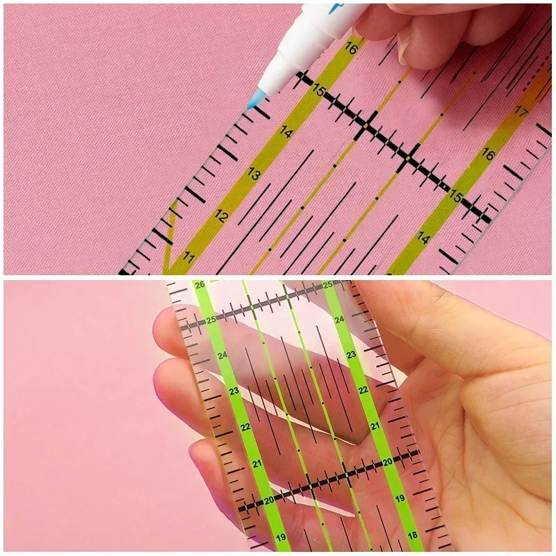 1/2pcs 15cm Quilting Patchwork - Quilting Ruler Square บทวิจารณ์และราคา