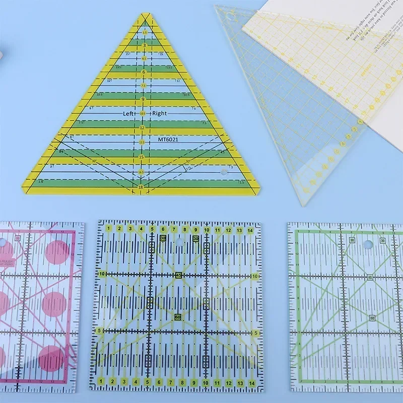 1/2pcs 15cm Quilting Patchwork - Quilting Ruler Square บทวิจารณ์และราคา
