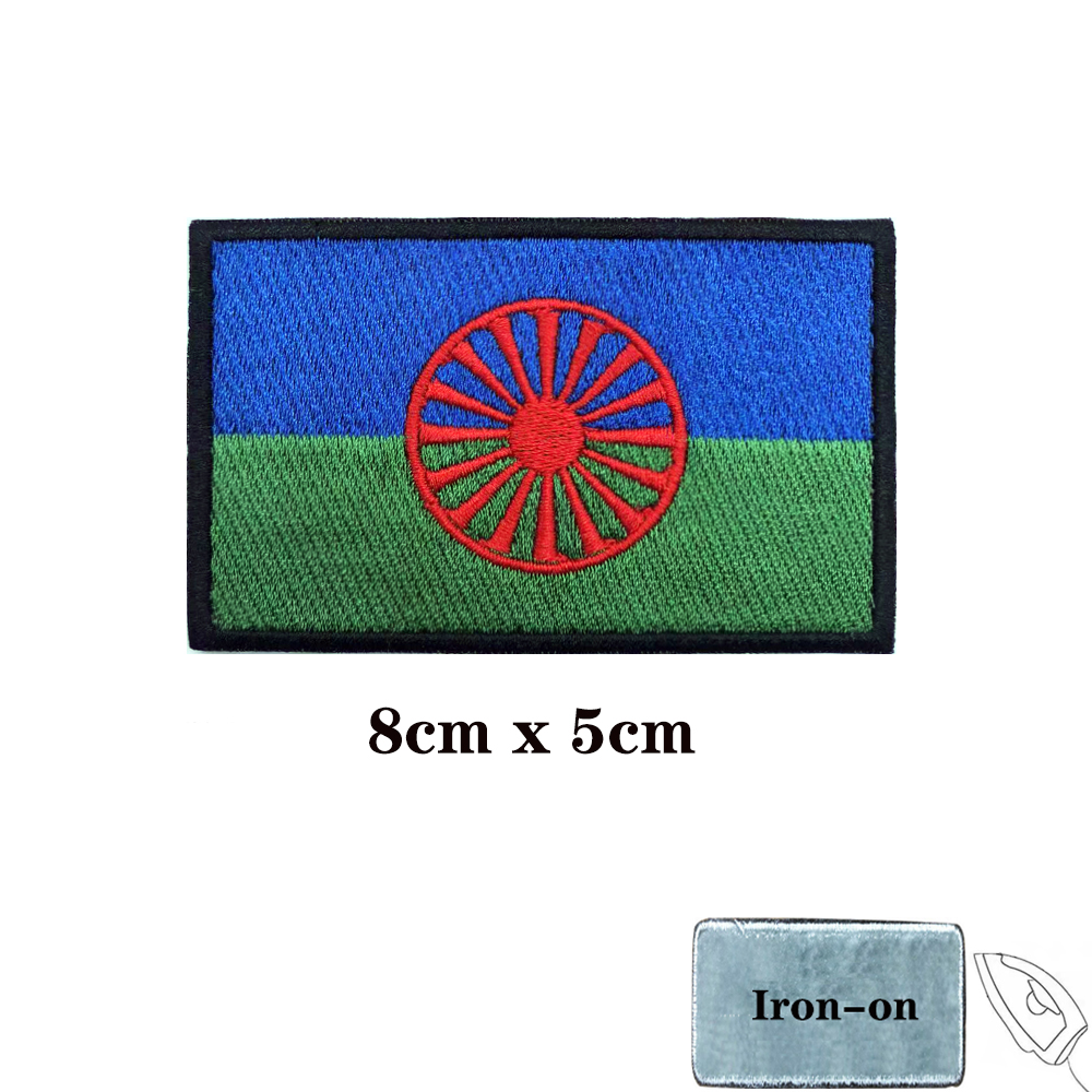 Rom ยิปซีธง Romani แพทช์ Armba - Velcro Sew On บทวิจารณ์และราคา