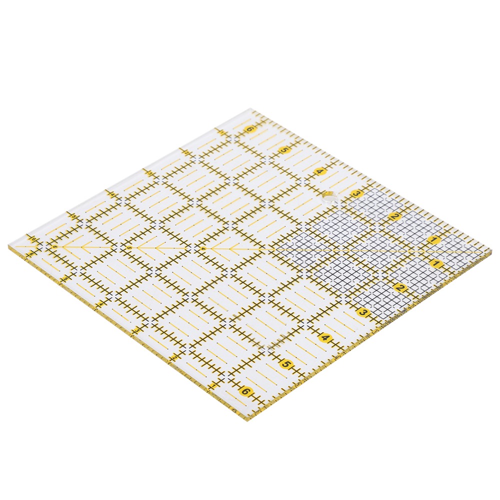ไม้บรรทัดควิลท์ทรงสี่เหลี่ยมขน - Quilting Ruler Square บทวิจารณ์และราคา