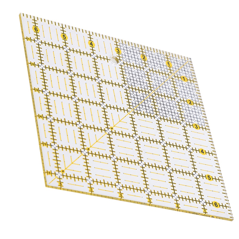 ไม้บรรทัดควิลท์ทรงสี่เหลี่ยมขน - Quilting Ruler Square บทวิจารณ์และราคา