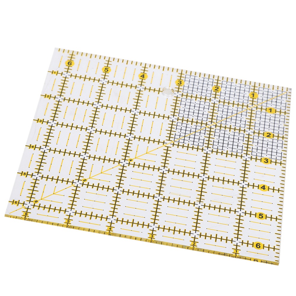 ไม้บรรทัดควิลท์ทรงสี่เหลี่ยมขน - Quilting Ruler Square บทวิจารณ์และราคา
