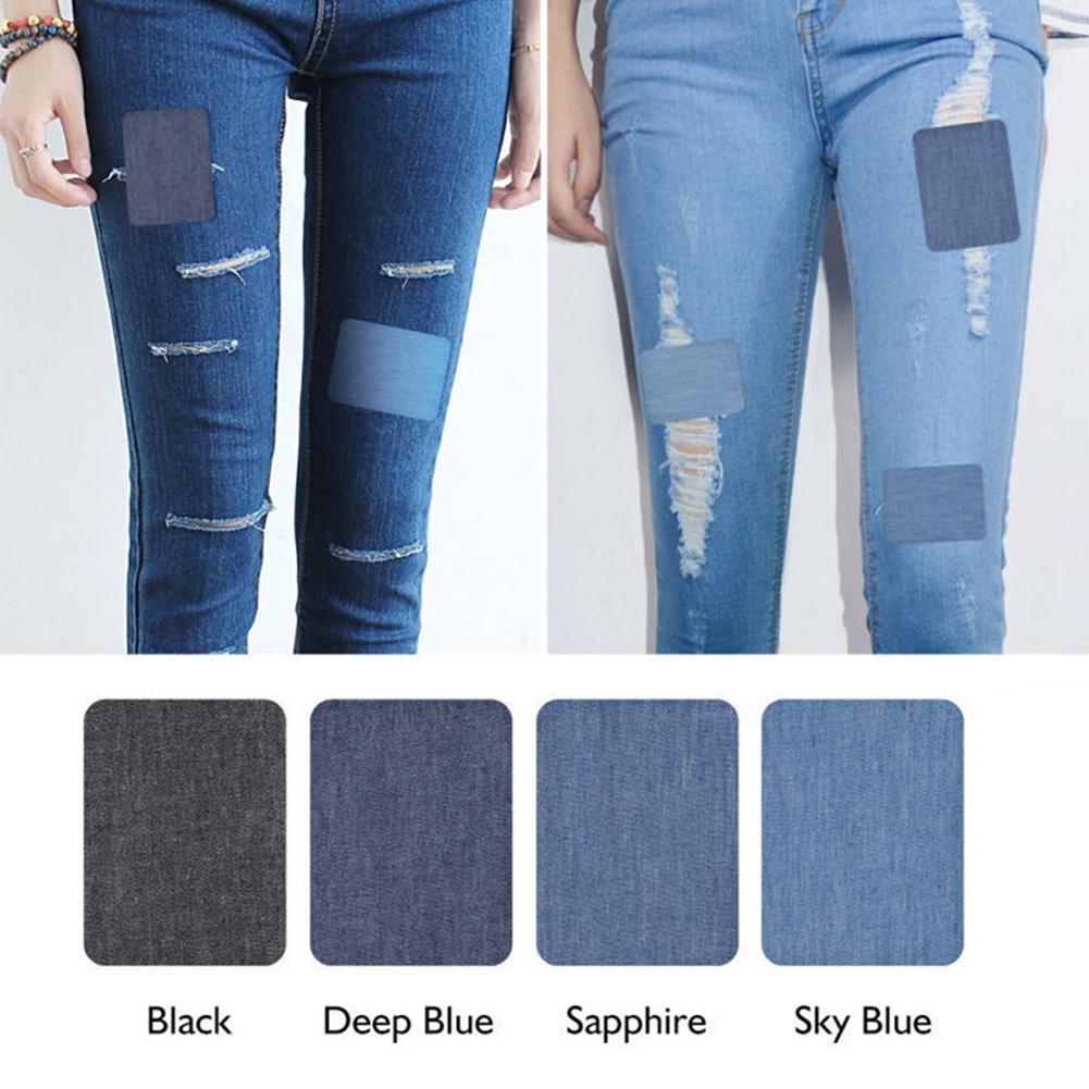 20 ชิ้น Denim ตัดชิ้นเหล็กบนผ้ - Velcro Sew On บทวิจารณ์และราคา