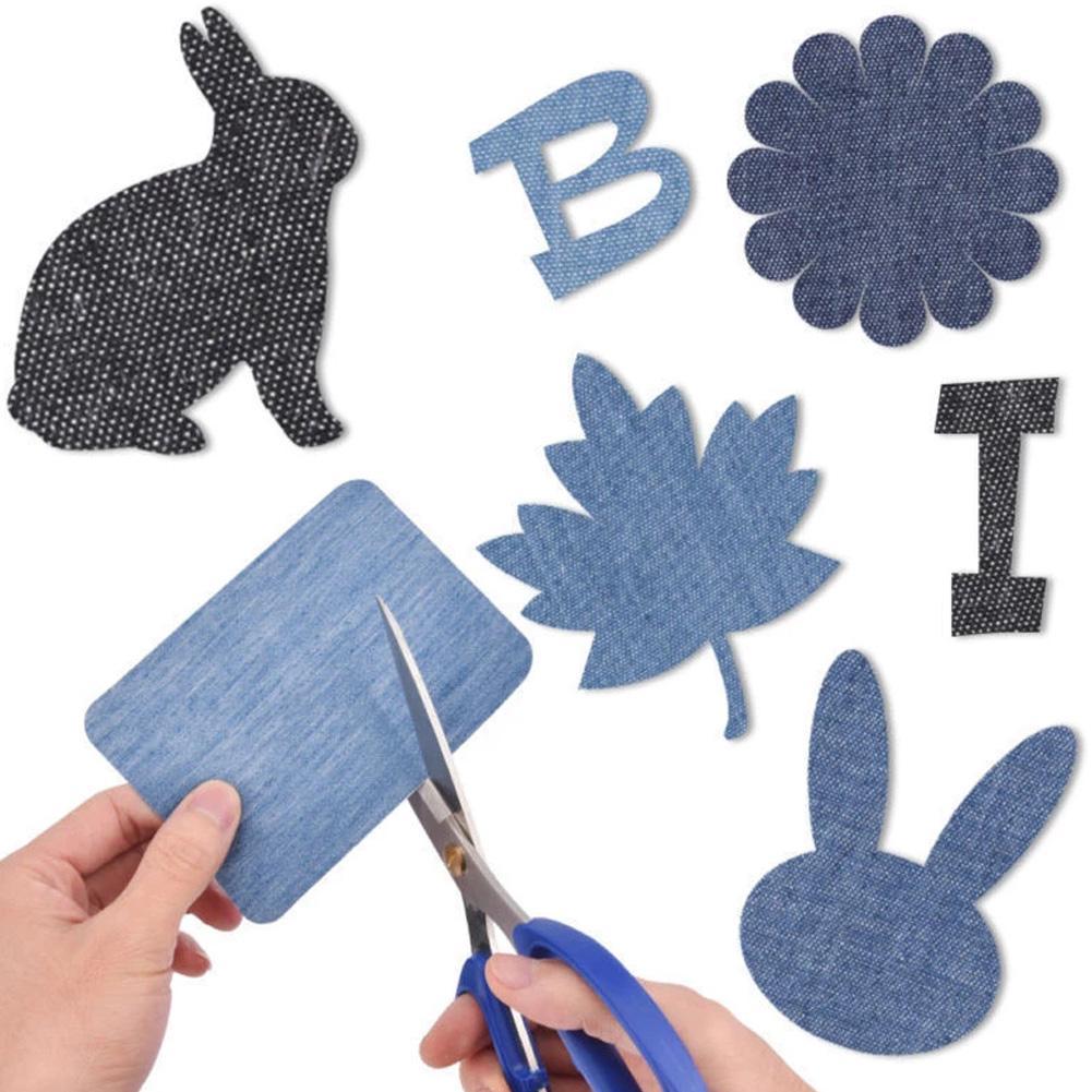 20 ชิ้น Denim ตัดชิ้นเหล็กบนผ้ - Velcro Sew On บทวิจารณ์และราคา