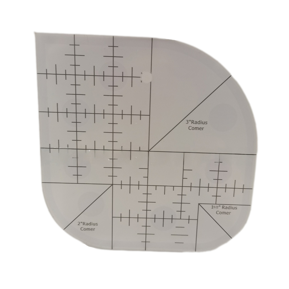 ไม้บรรทัดอะคริลิกสำหรับงานควิล - Quilting Ruler Square บทวิจารณ์และราคา