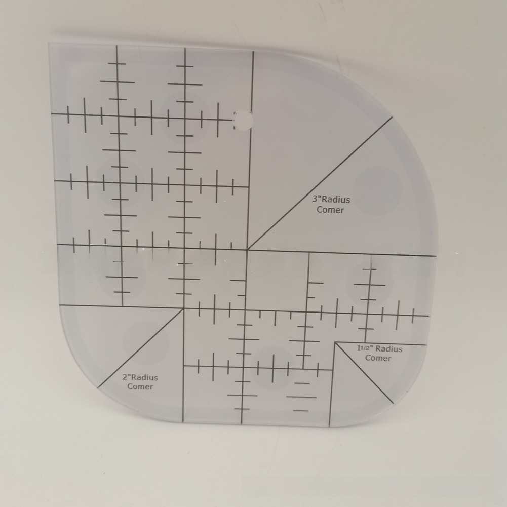 ไม้บรรทัดอะคริลิกสำหรับงานควิล - Quilting Ruler Square บทวิจารณ์และราคา